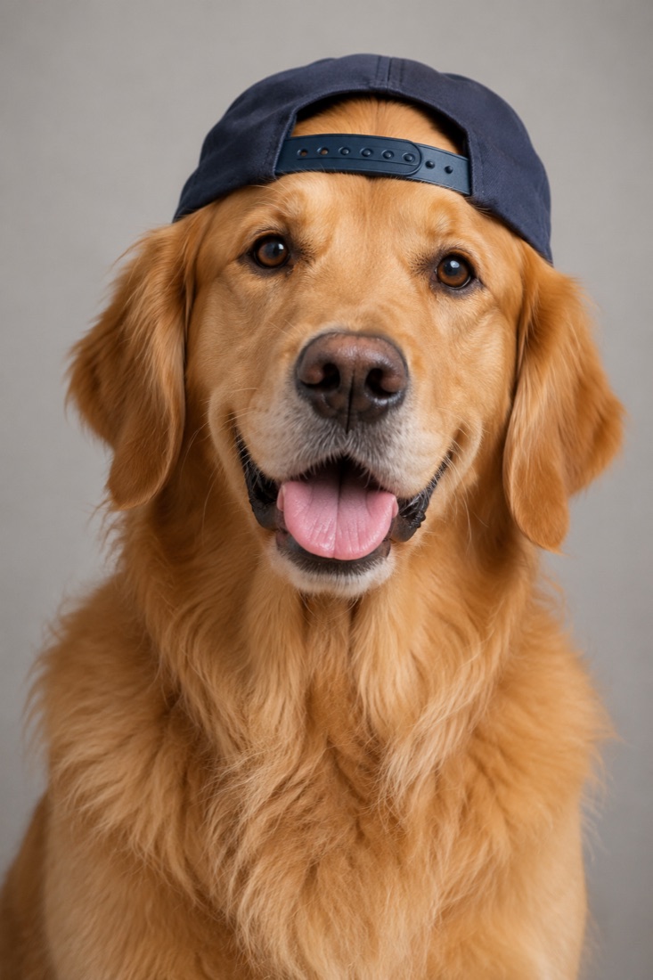 A dog rapping in sunglasses